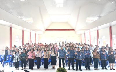 PKM tentang Pencegahan Stunting oleh STIKes Gunung Maria dan Dinas Pengendalian Penduduk dan Keluarga Berencana