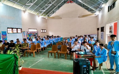 STIKES Gunung Maria Tomohon melakukan MMD 1 di Desa Kembuan, Tondano